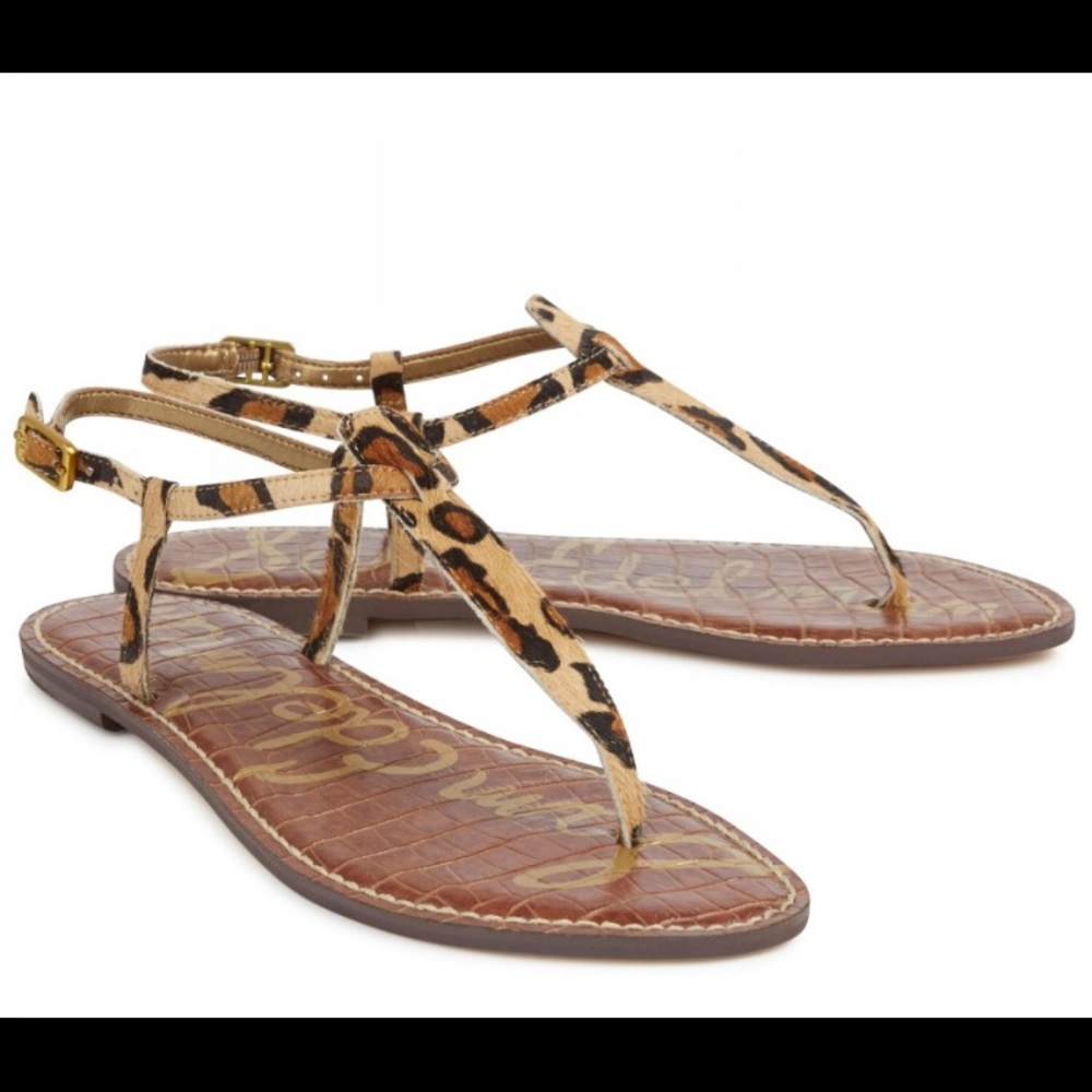 Sam Edelman Multicolor Gigi Leopard Print Sandal